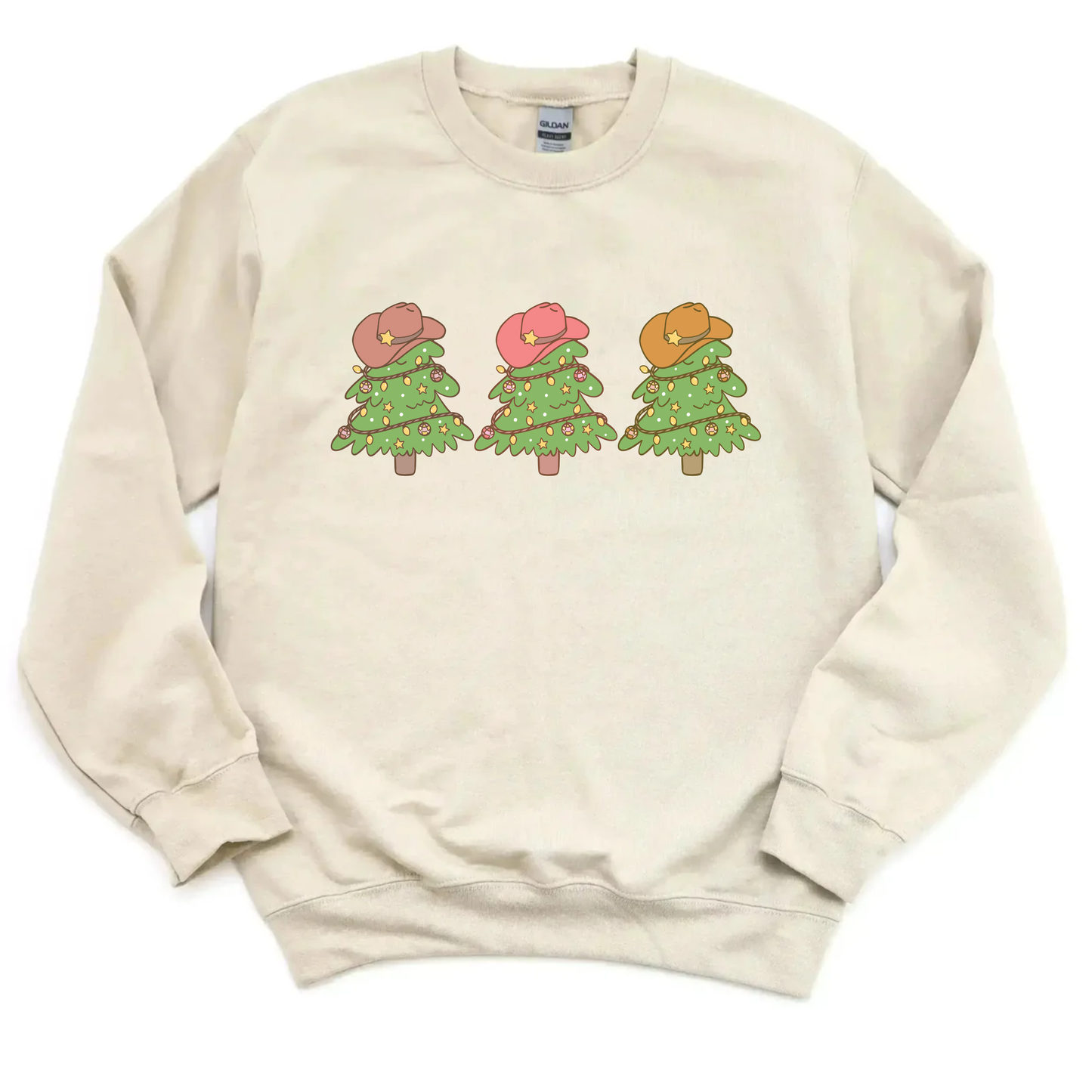 Cowboy Christmas Trio Crewneck - Adult