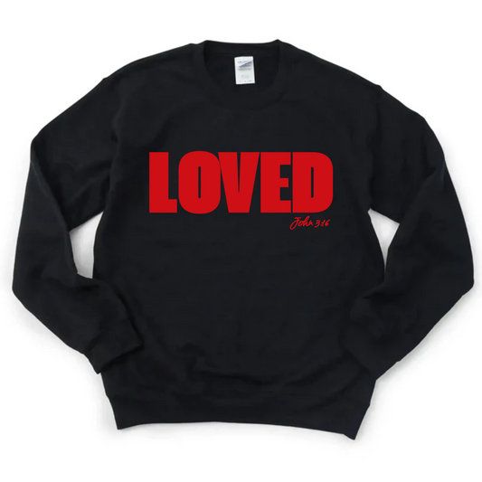 Loved - John 3:16 Crewneck