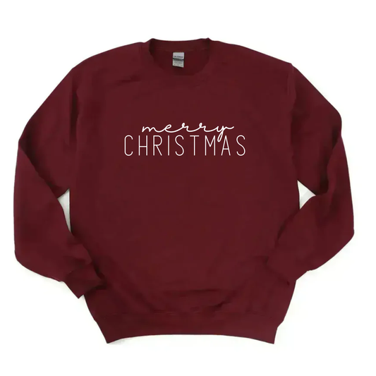 Merry Christmas Crewneck - Adult