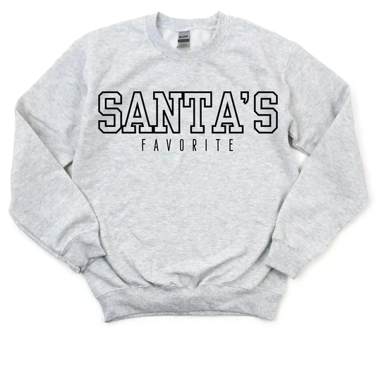 Santa's Favorite Crewneck - Adult
