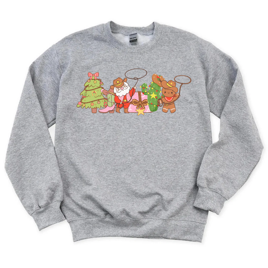 Rodeo Holiday Crewneck - Adult