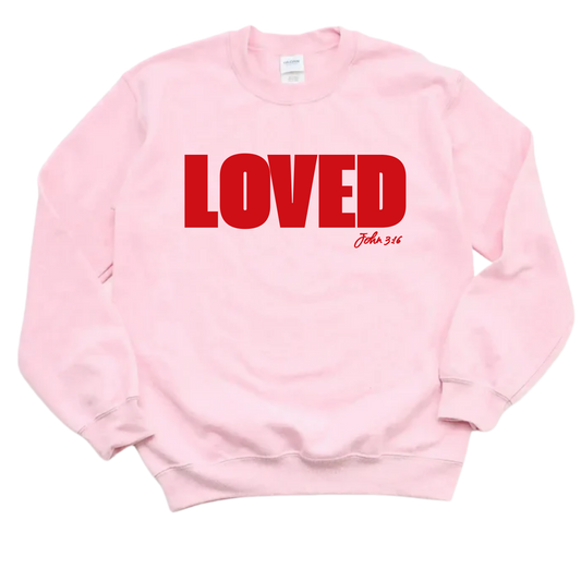 Loved - John 3:16 Crewneck