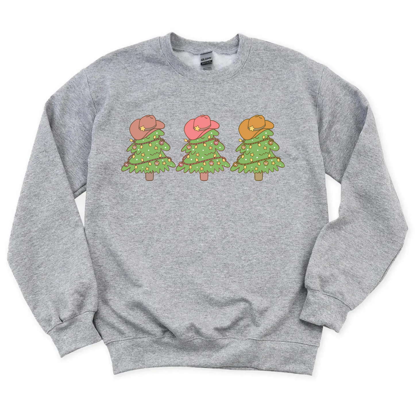 Cowboy Christmas Trio Crewneck - Adult