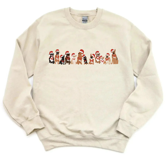 Dog Lover Christmas Crewneck - Adult