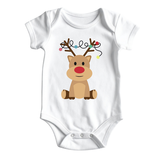Rudolph the Reindeer Baby Onesie