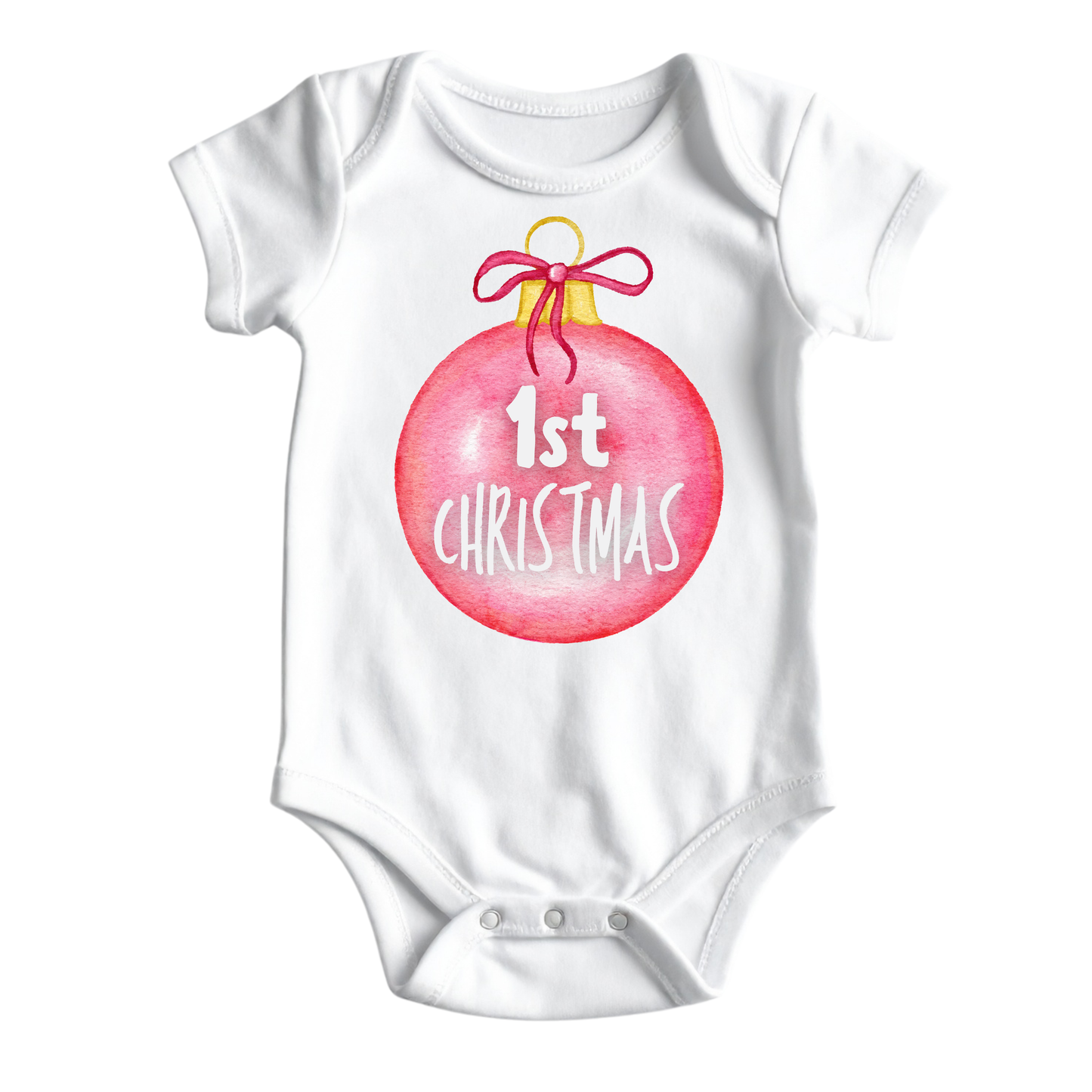 1st Christmas Baby Onesie