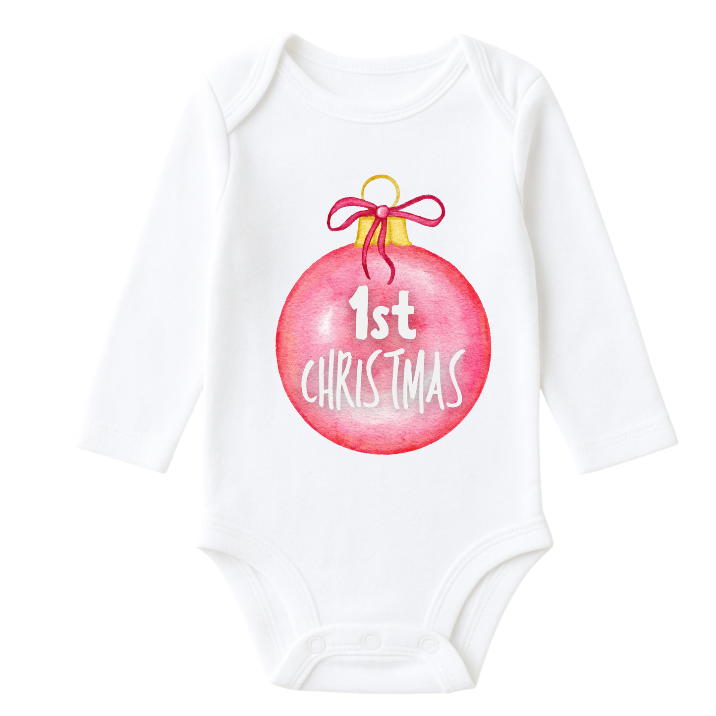 1st Christmas Baby Onesie