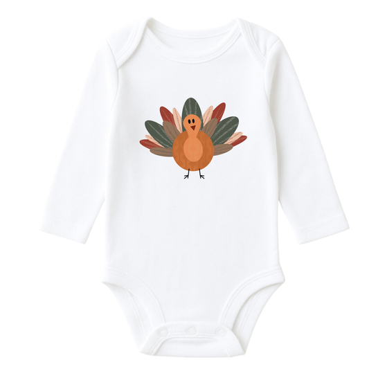 Festive Turkey Baby Onesie
